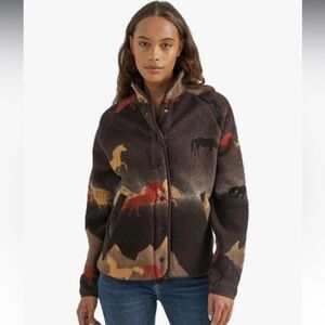 NWOT Wrangler fleece sweater size large